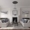 Ekena Millwork Classic Medallion (Canopies up to 5 1/2"), 41 1/8"OD x 4"ID x 2 1/8"P, Painted Turtle Crackle CM41CLPTC - alternate 2